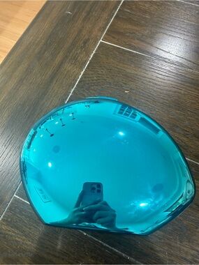 Teal Mirrored clutch